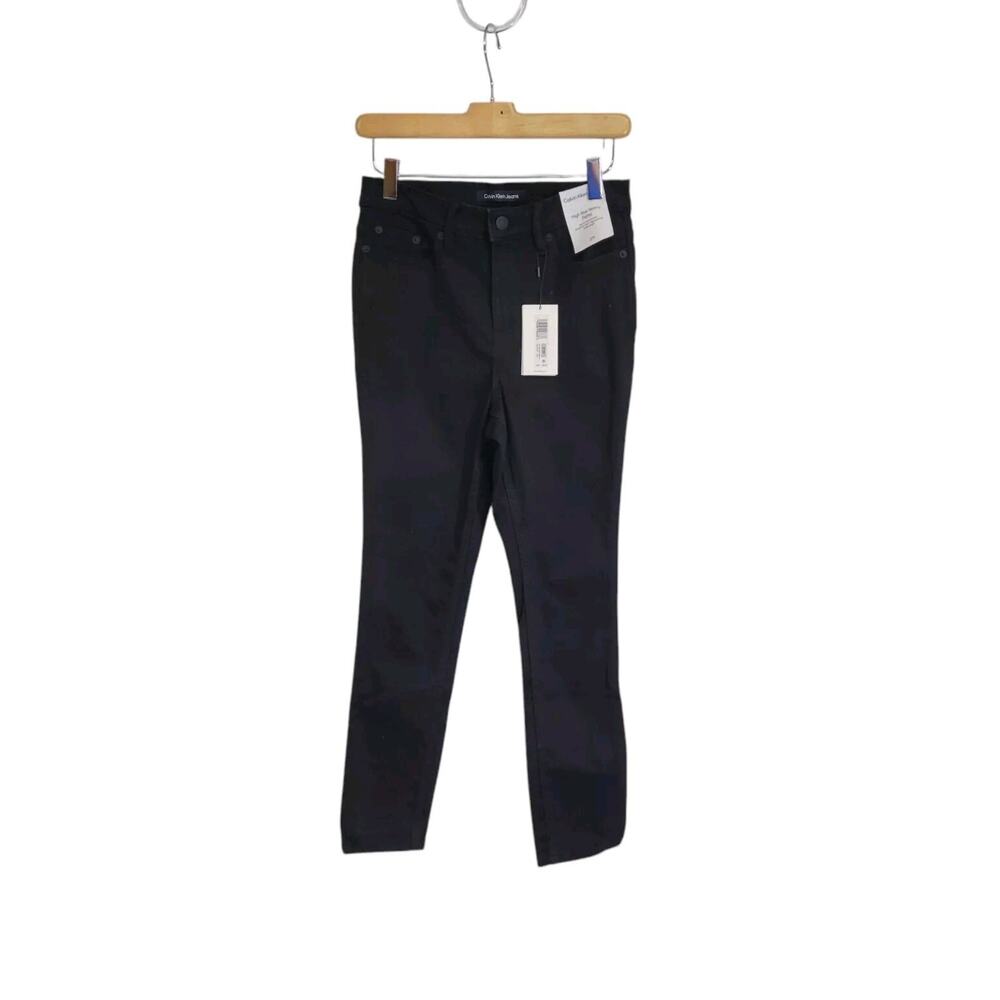 Calvin Klein Repreve High Rise Skinny Black Jeans Size 27 Petite NWT
